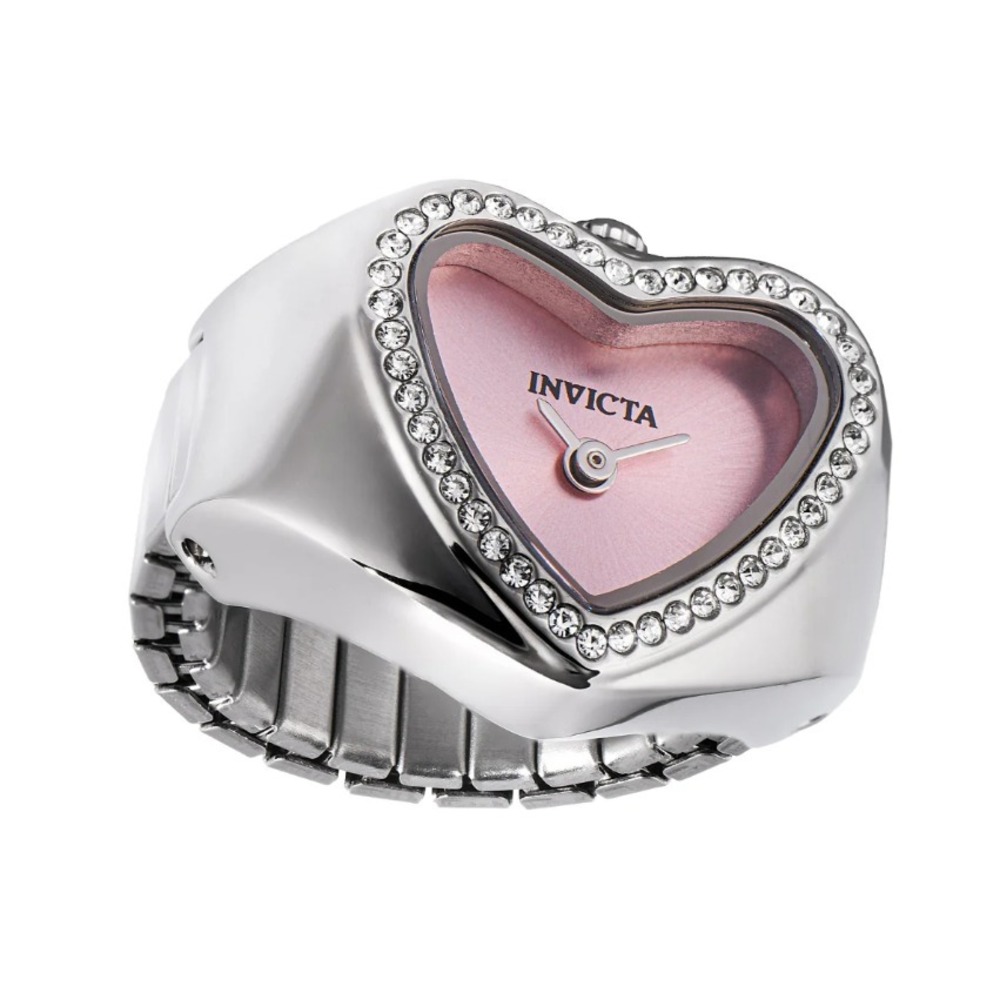 Invicta‎ Mini Angel Pink Heart Ring Watch
